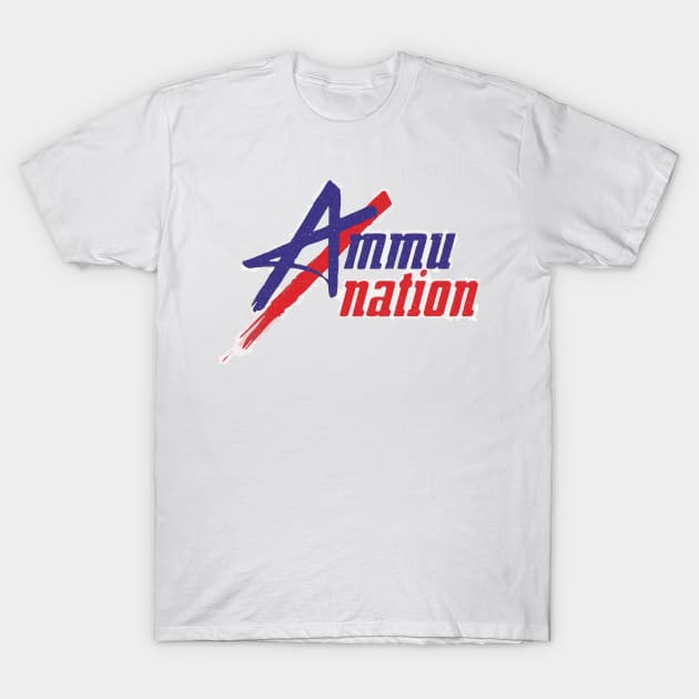 "Ammu Nation" GTA V Weapons Store Print T-Shirt by DungeonDesigns